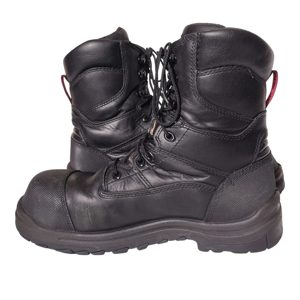 Red Wing Black Leather King Toe Work Boots Vibram Sole Sz 10.5-11? - Imperfect